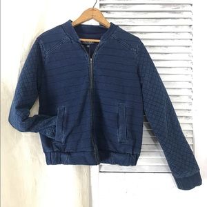 Blue Bomber jacket size M Context by Lord & Taylor